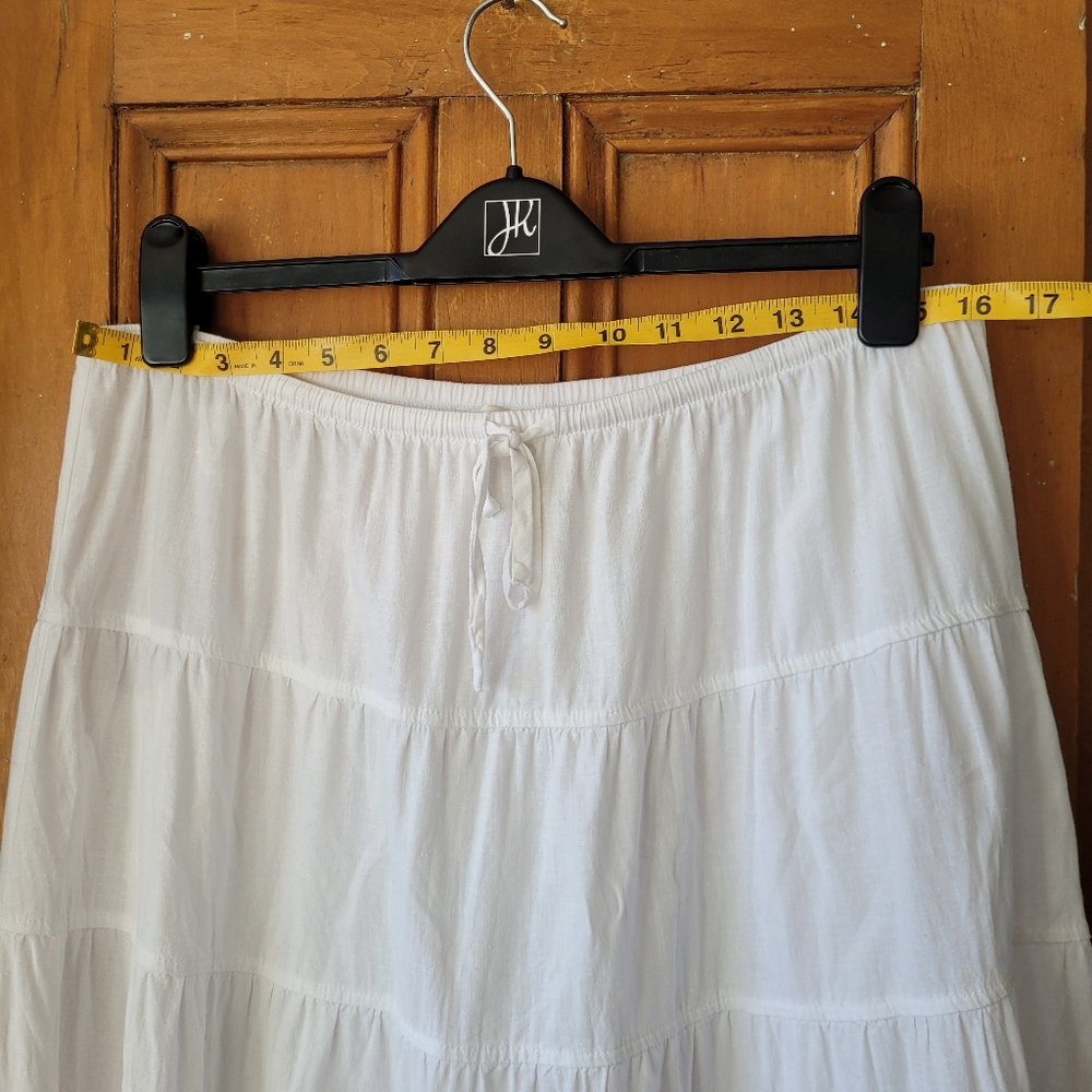 Wilfred White Tiered Midi Skirt - Picture 14 of 14